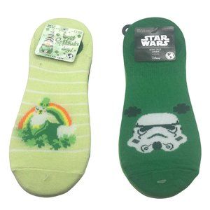 Lot of 4 St Patrick's Day Women's Stay Put Liners Star Wars And St Patrick's